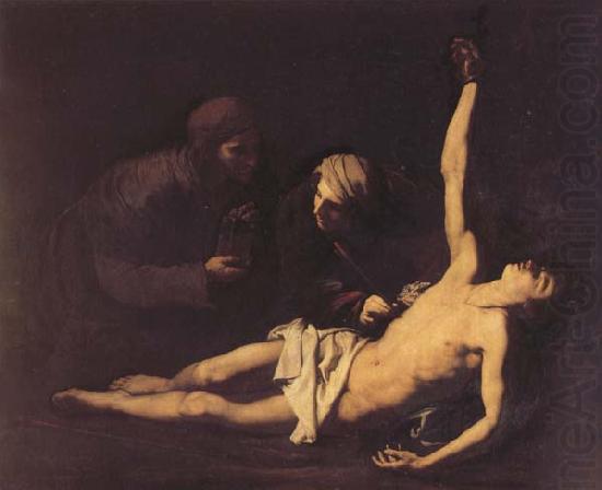 Jusepe de Ribera St.Sebastian.St.Irene,and St.Lucila china oil painting image